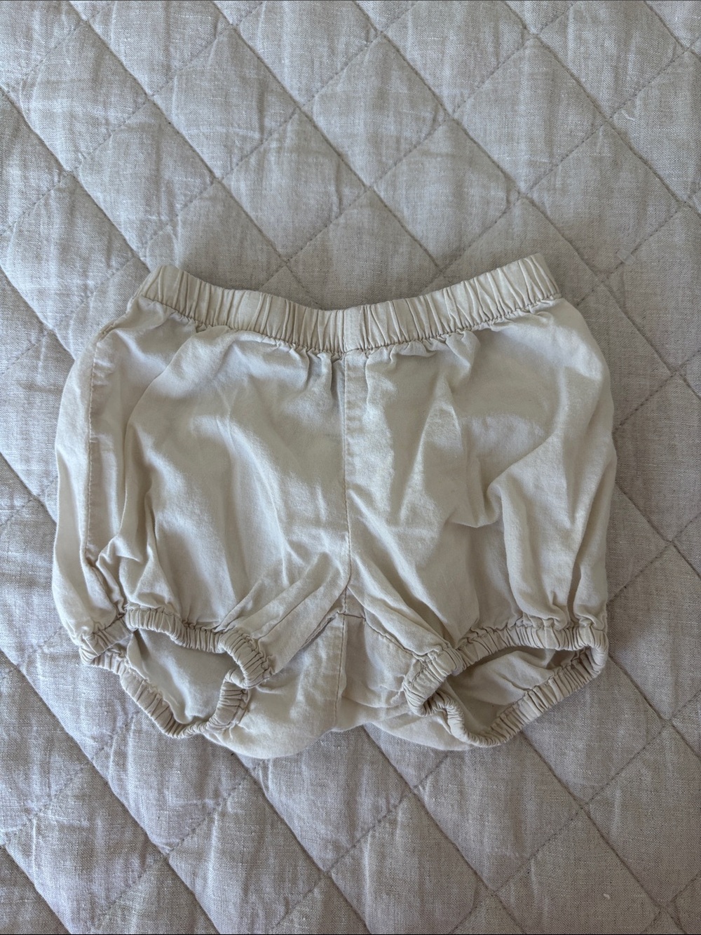 Tea Collection Cream Baby Cotton Bloomers